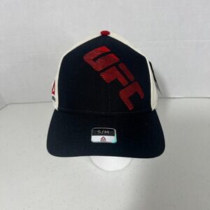 Reebok UFC Mens S/M The Nobel Fight Superflex Authentic Flat‎ Brim Hat NWT